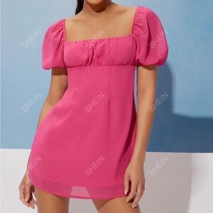 hot pink mini dress